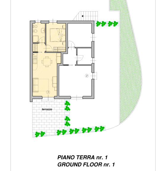 app. 1 piano terra